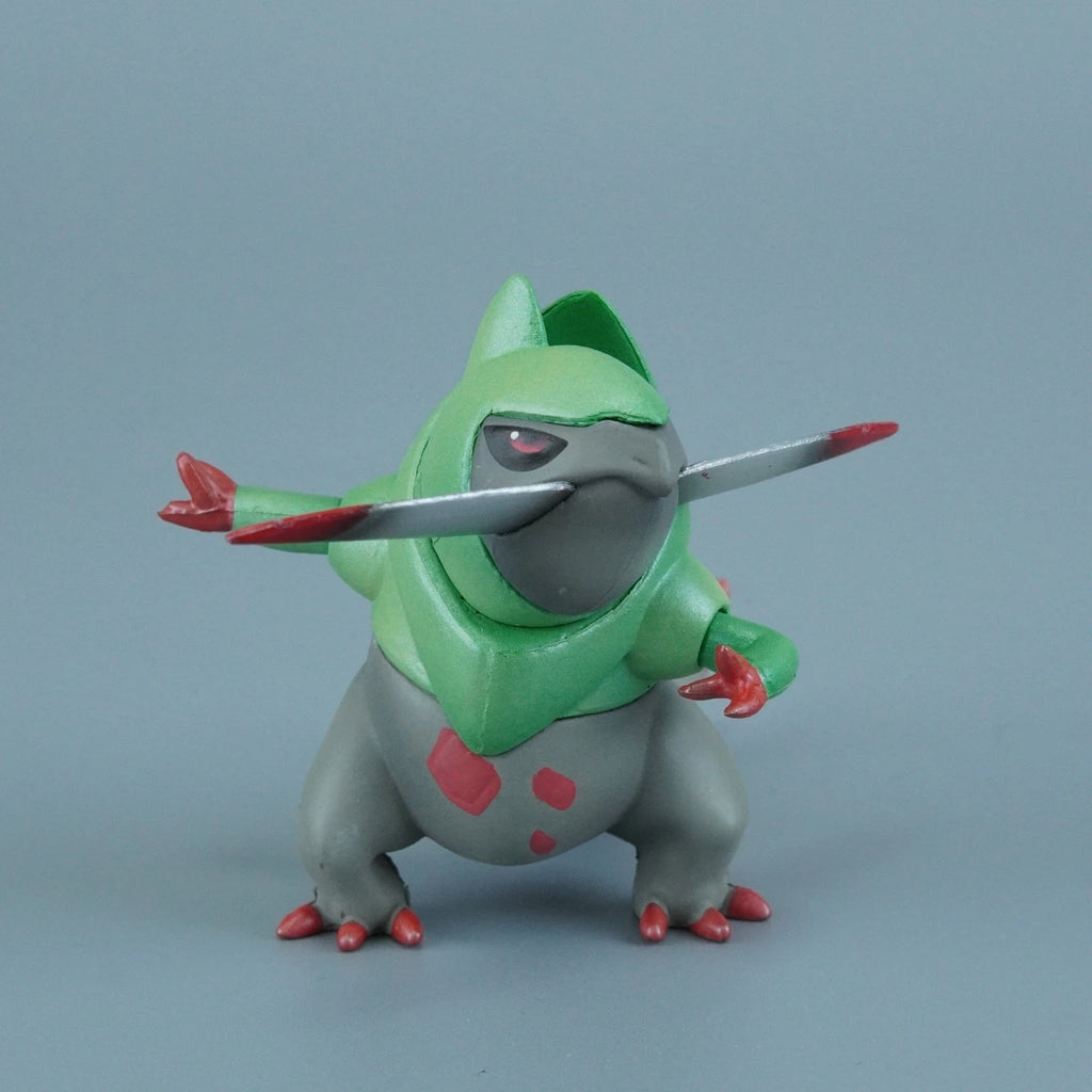 2-11cm Pokemon Anime Figure Axew Fraxure Haxorus Action Figures Pvc Statue Desktop Ornament Collection Model Toys Gifts