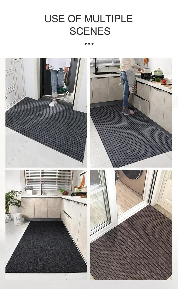 High Quality Entrance Door Mat Flooring Kitchen Entrance Mat Water and Oil Absorbent Anti-slip Mat Indoor and Outdoor Decoration