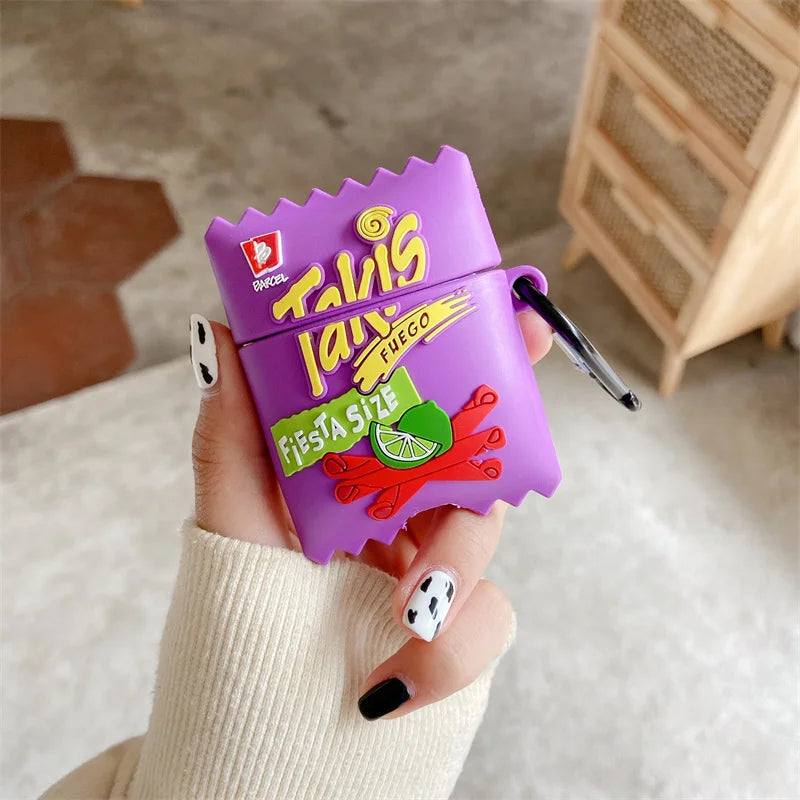 for AirPods Pro 3 Case Cartoon Ice Cream Snacks Earphone Cover for AirPods 4 Case Wireless Earbuds Cover for AirPods Pro 2 Case