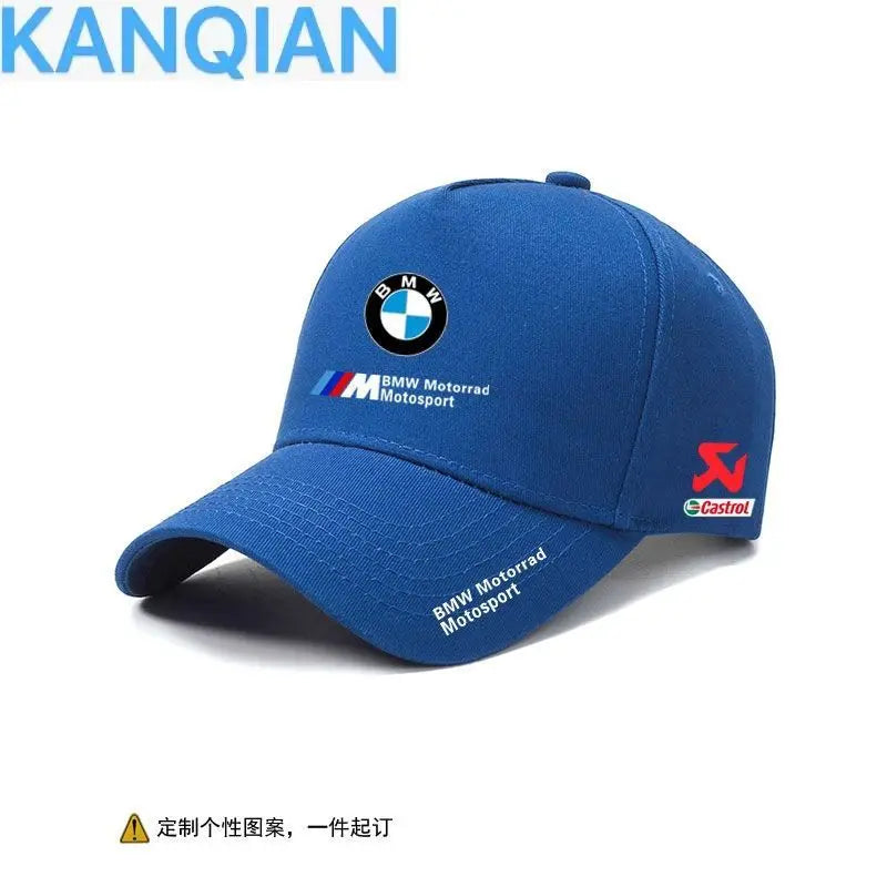 New BMW GS Waterbird Vacuum printing Packaging Heavy Locomotive Motorcycle  Spring and Summer Sunshade Baseball Cap Men's Trend