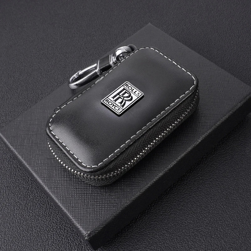 leather car key cover for Rolls-Royce