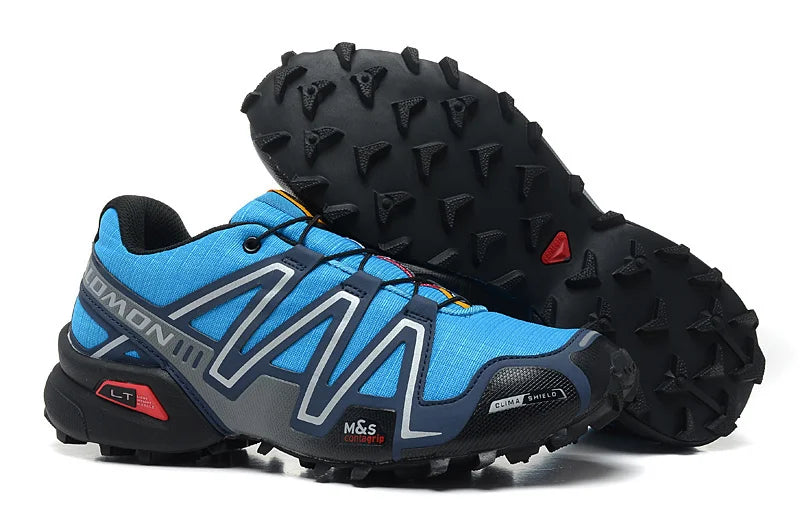Salomon Speed Cross 3 Red and Blue Outdoor Hiking Non-slip Running Shoes man 40-46
