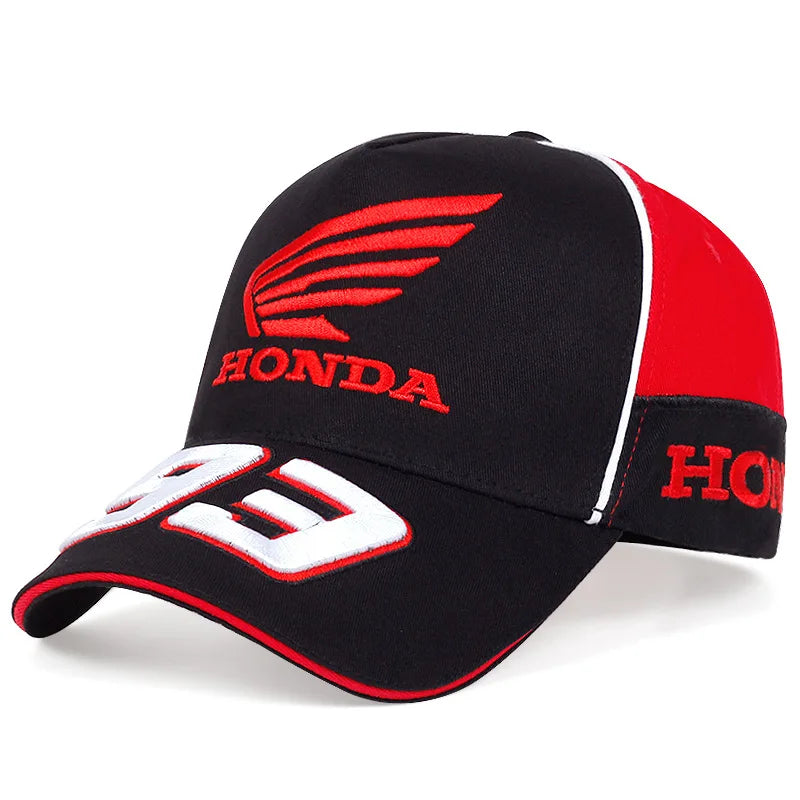 HONDA 93 Baseball Cap Sun Hat Outdoor Summer Sports Hat Embroidered Men Women Baseball Cap for Honda Civic Accord CRV Hrv Jaz