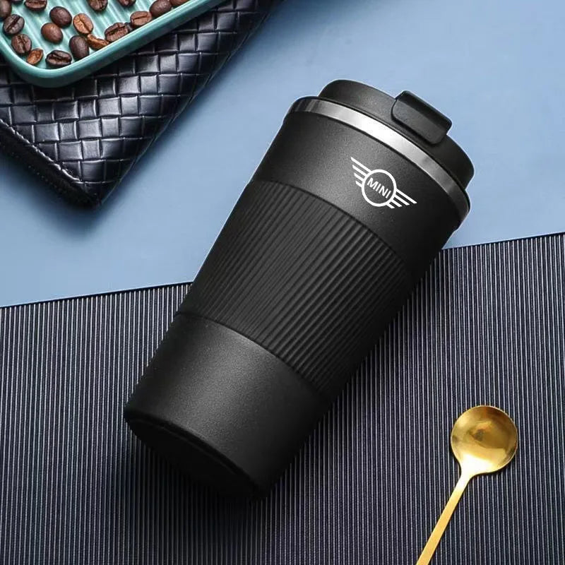 For Mini Cooper Works ONE JCW F54 F55 F56 F57 R55 R56 R57 R60 F60 500ML Thermo Cafe Coffee Mug Car Thermos Mug Travel Thermo Cup