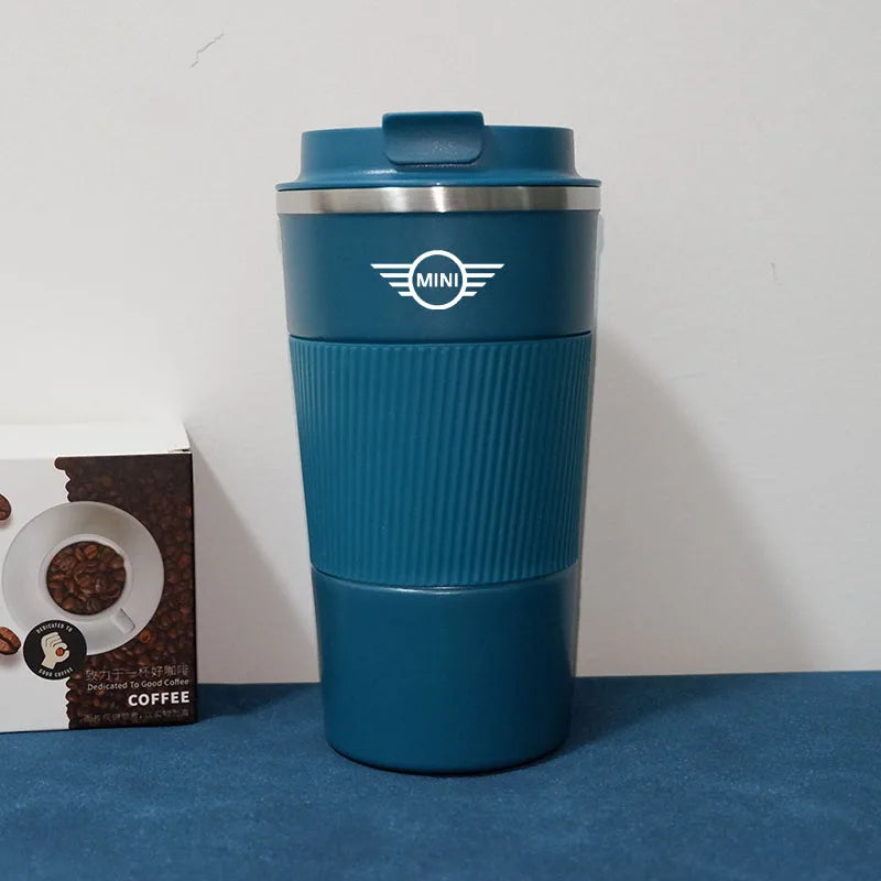 For Mini Cooper Works ONE JCW F54 F55 F56 F57 R55 R56 R57 R60 F60 500ML Thermo Cafe Coffee Mug Car Thermos Mug Travel Thermo Cup