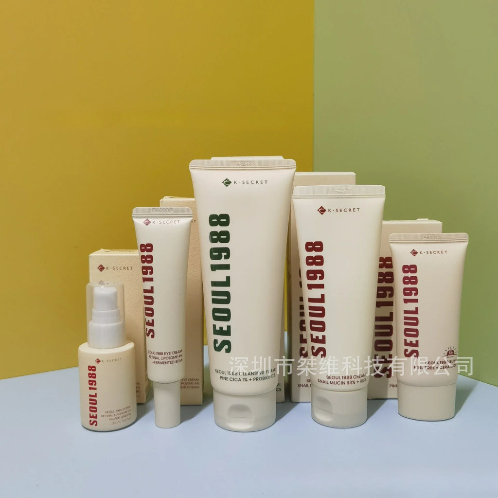 Ksecret Seoul 1988 Essence Moisturizing/4% Retinol Eye Cream/Sunscreen/Snail Cream/Face Cleanser Facial Skin Care Products