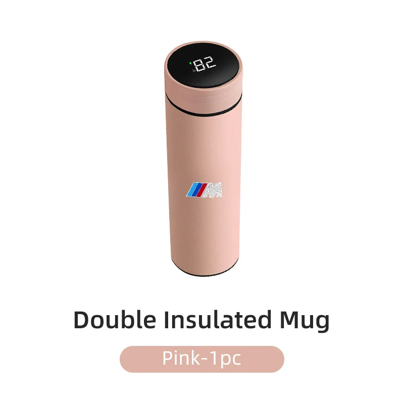 Office Home Mug Thermal Tumbler Outdoor Insulated Cup Water Bottle For BMW 1 3 5 Series X1 X4 X5 X7 G20 G38 F20 F39 F48 E46 E60