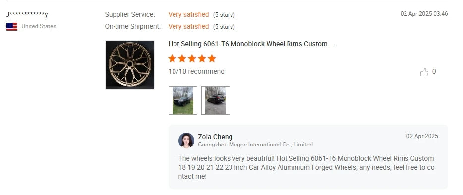 New Deep Concave 1-piece Forged Multi Spoke Passenger Car Alloy Wheels 5x120 5x112 5x1143 18-23 Inch