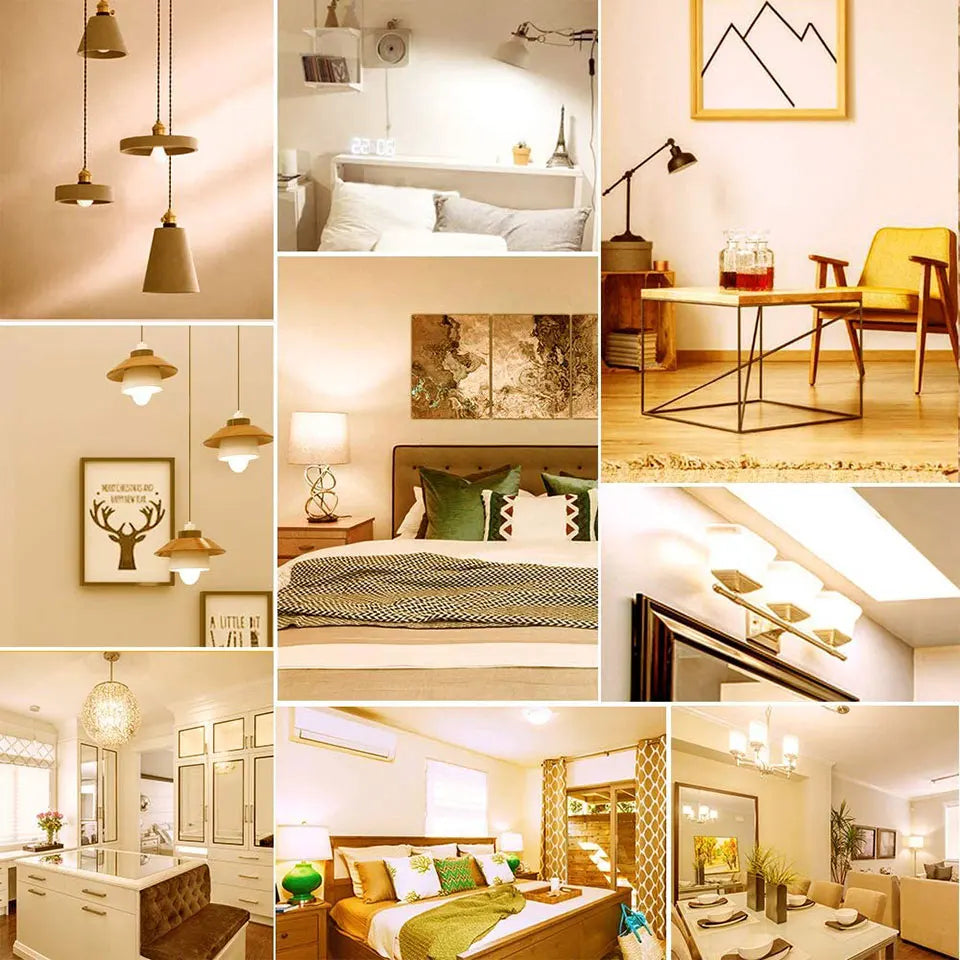 6pcs E26 E12 LED Bulb 20W 18W 15W 12W 9W 6W 3W Lampada LED Light AC 110V Bombilla Lighting Cold/Warm White Lamp For Home
