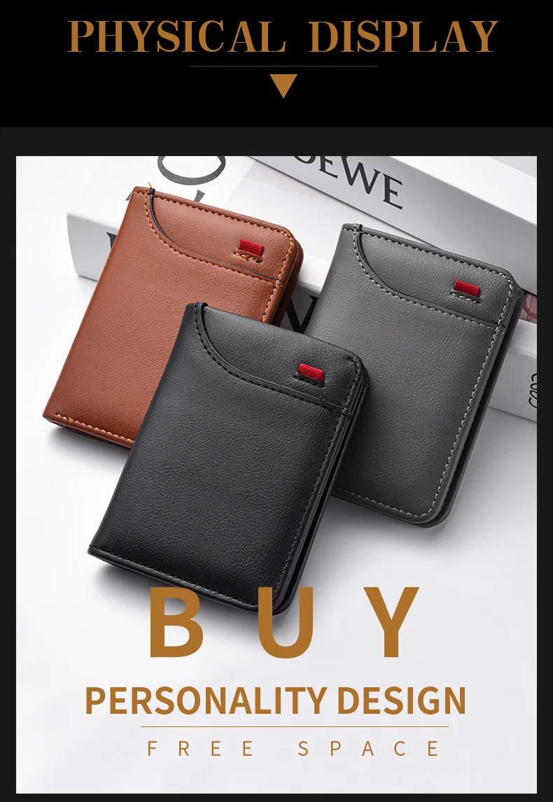 Leather Men Wallet Gift Coin ID Cash Credit Card Holder Purses For BMW X3 X5 M5 M3 E46 E90 E60 F10 E39 F30 E36 G30 E87 E30 G20