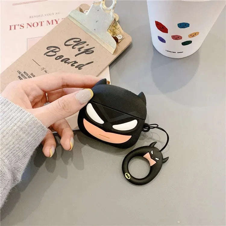 Venom For Airpods Pro 3 pro 2 Case Spider-Man Iron Man Captain America Protective Earphone Silicone Cover For Airpods 1 2 3 4