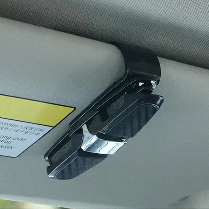 80-degree Rotating Multi-functional Car Eyeglass Storage Clip Bidirectional Automobile Eyeglass Clip Holder for Easy Access