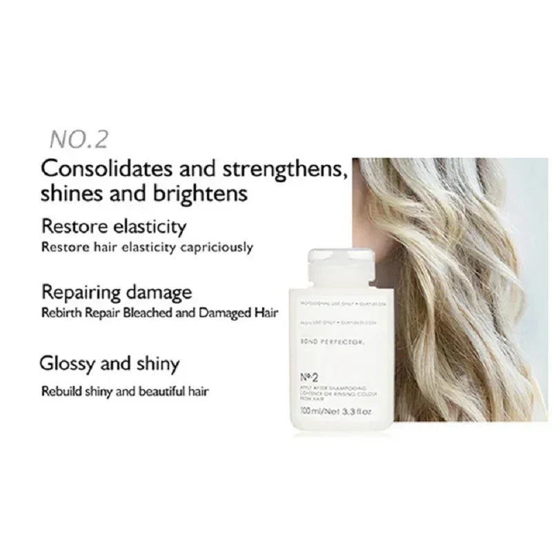 No.0/1/2/3/4/5/6/7/8 Essential Infused Shampoo & Conditioner Set for 100ml Hair Care: Soothes Irritated Scalp Prevents Hair Loss