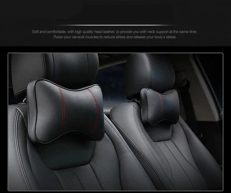 Car Seat Neck Pillow Headrest Rest Cushion Seat Belt Shoulder Pad For Mercedes Benz AMG W204 W205 W203 W211 W212 W213 W201 W210