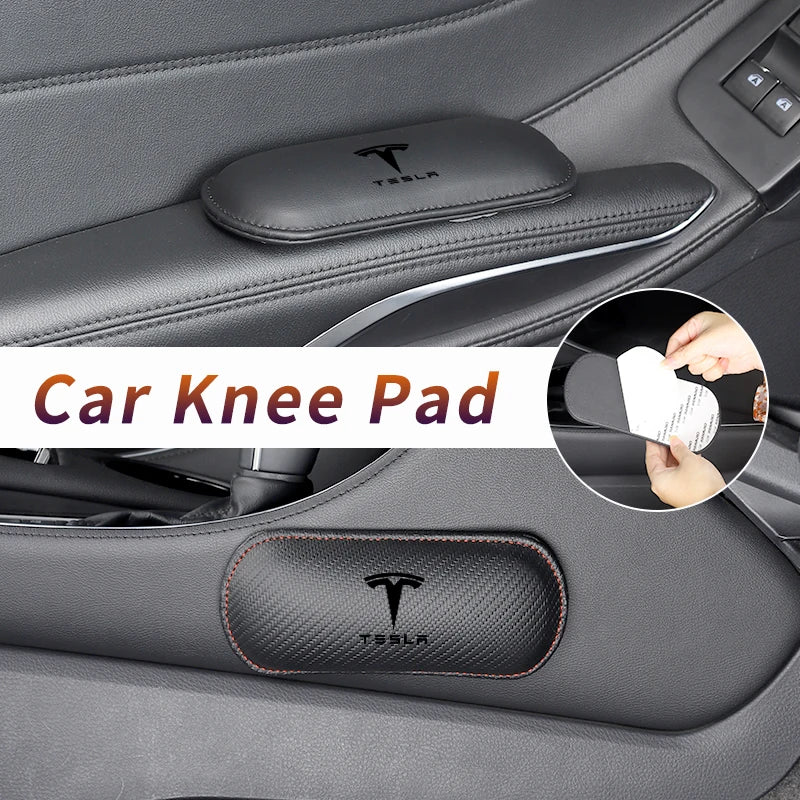 Car r Valve Core Knee Leg Protective Pad Foot Armrest Cushion For Tesla Model 3 Model S Model X Model Y Roadster