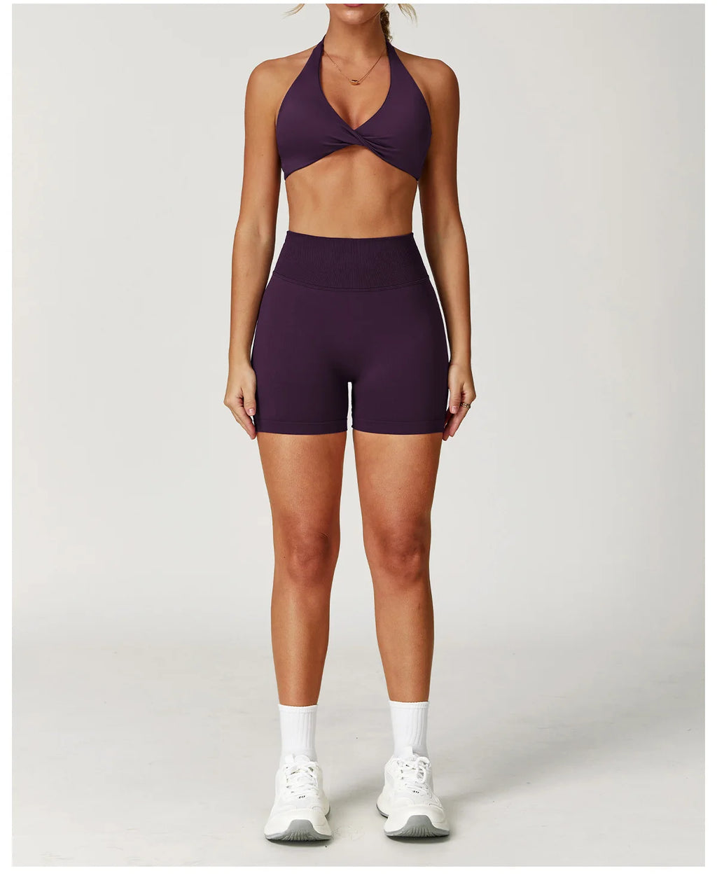 Seamless Yoga Set Gym Clothes 2PCS Women Sportswear Yoga Suits Tracksuits Fitness Long Sleeved Jacket Sports Bra Gym Leggings