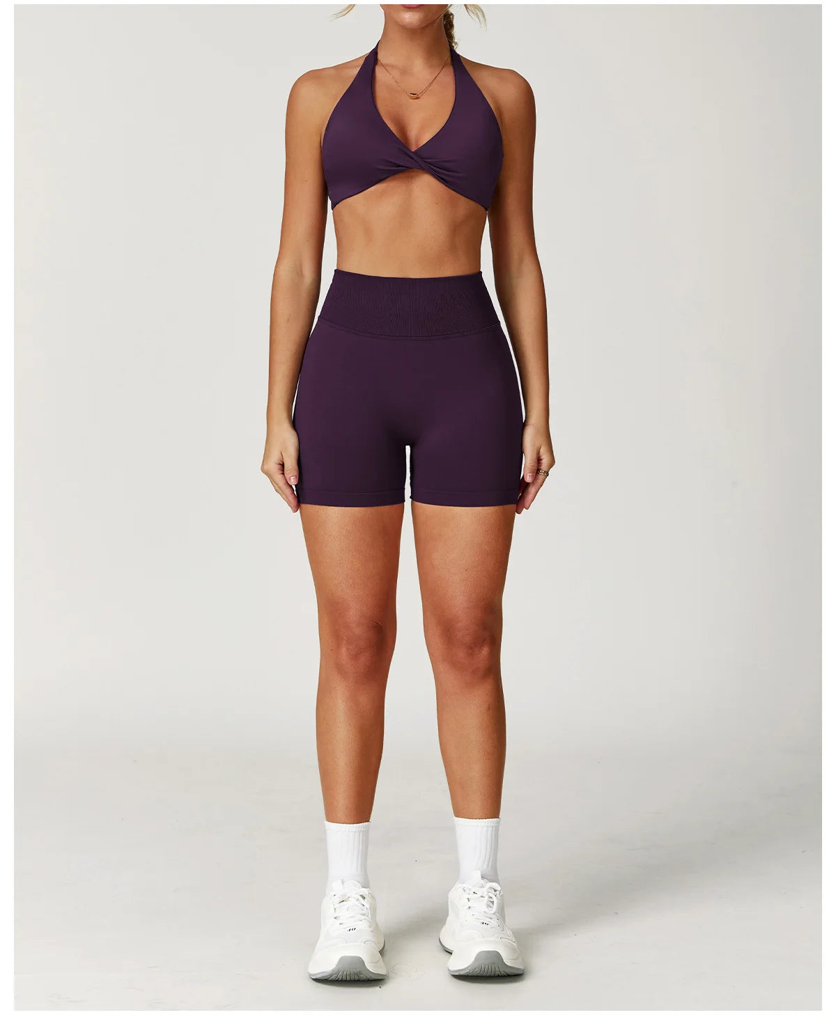 Seamless Yoga Set Gym Clothes 2PCS Women Sportswear Yoga Suits Tracksuits Fitness Long Sleeved Jacket Sports Bra Gym Leggings