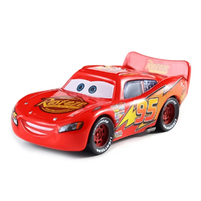 Disney Cars Figures Mack Truck Lightning McQueen Racing 1:55 Die Cast Model Children Mini Vehicle Toys Collection Birthday Gifts