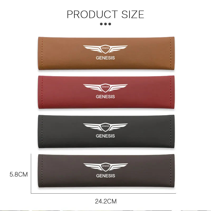 1Pcs Car Seat Safety Belt Shoulder Cover Auto Accessories For Genesis G80 GV70 GV80 GV60 G70 Essentia Neolun G90 GV90