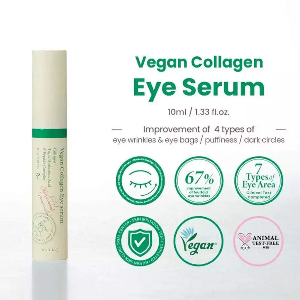 10ml Axis-y Pure Collagen Peptide Polypeptide Ball Eye Essence Serum Removal Hydrating Firming Eye Skin Care