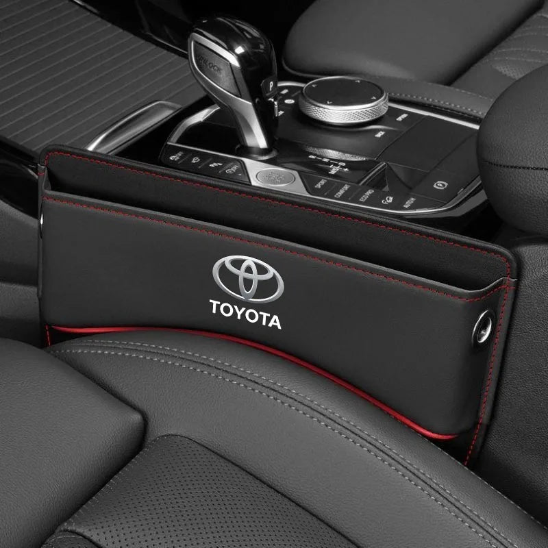 Multi-Function Car Seat Gap Filler Box For Toyota Rav4 CHR Yaris Prius Avensis Corolla Camry Highlander GR 86 Car Accessories
