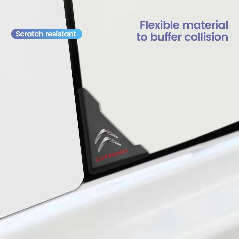2pcs Silicone Car Door Corner Protector Anti-Collision Scratch Cover For Citroen Elysee Berlingo Xsara C3 C2 C1 XR C4 Picasso C5