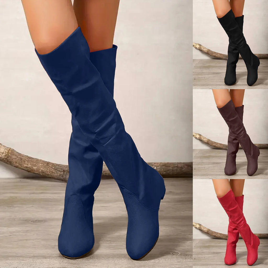 Women'S Over The Knee Thick Heel Boots