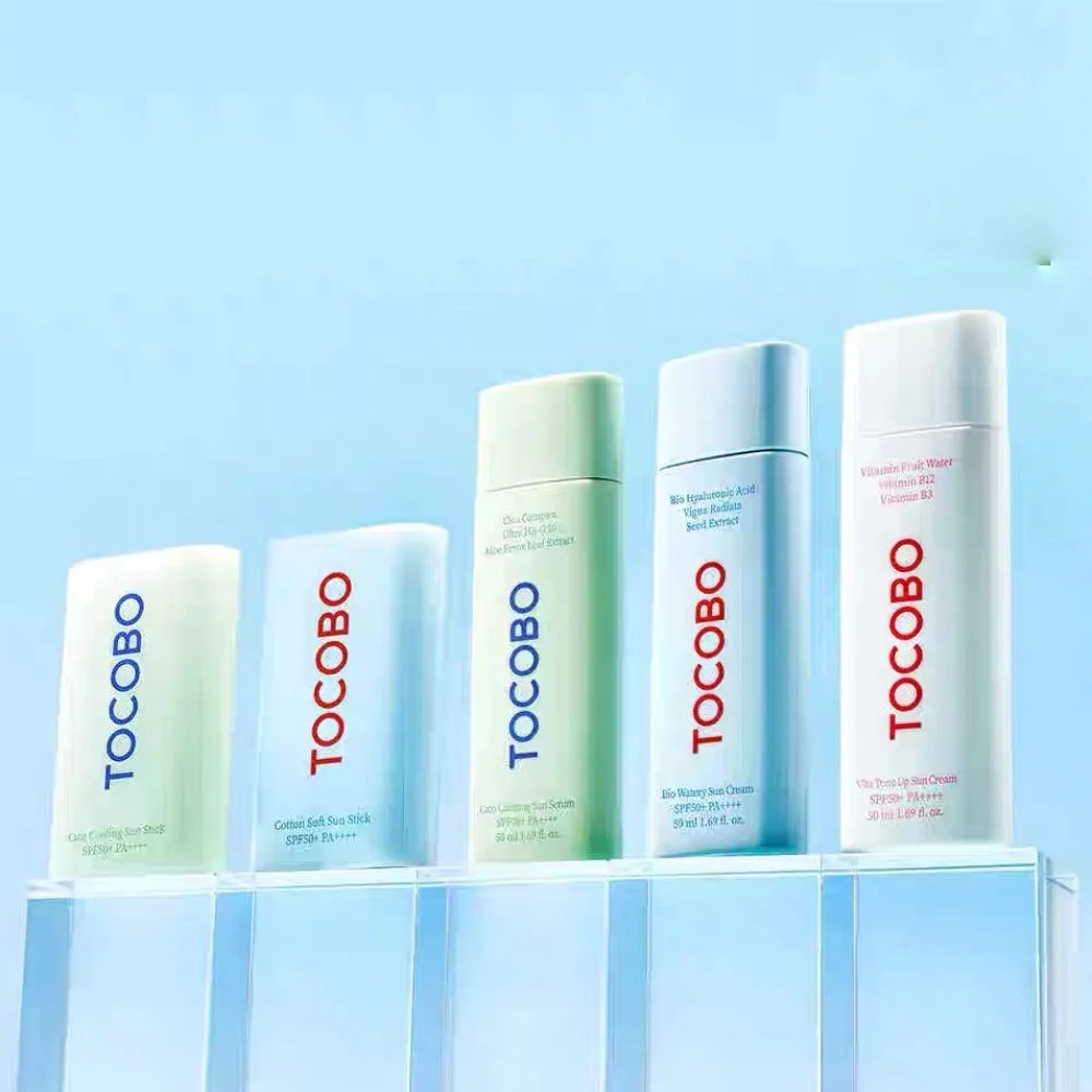 Tocobo Cotton Soft Sun Stick Face Oil-Control Matte Centella Cica Calming Toneup Korea Sunscreen Bio Watery Waterproof Sun Cream