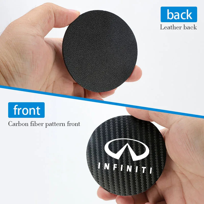 Car Cup Holder Coaster Car cup storage mat Accessories for Infiniti Q50 G37 FX30 FX35 Q60 QX50 M37 ESQ JX35 QX70 Q30 FX50