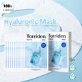 Torriden DIVE-IN Hyaluronic Acid Facial Sheet Masks 10pcs,Thin & Skin-Fit,Deep Hydration,Weekly Treatment,K-Beauty,Korean Makeup