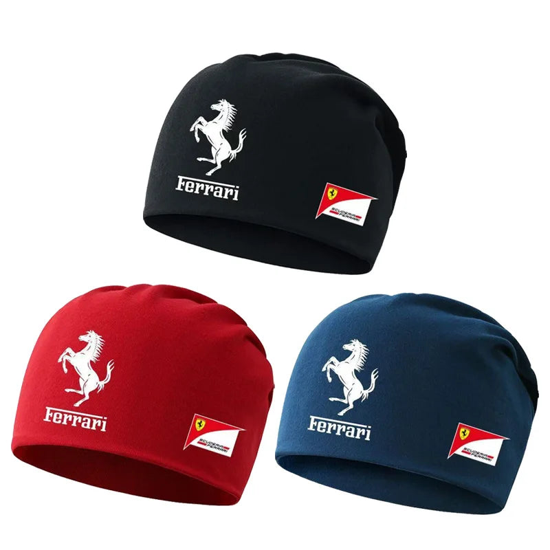 F1 Ferrari Racing Cycling Cap Autumn And Winter Keep Warm Men's Women Knitted Hat For Ferrari308 GT4 328 GTB/GTS SP1 812 F40 F12