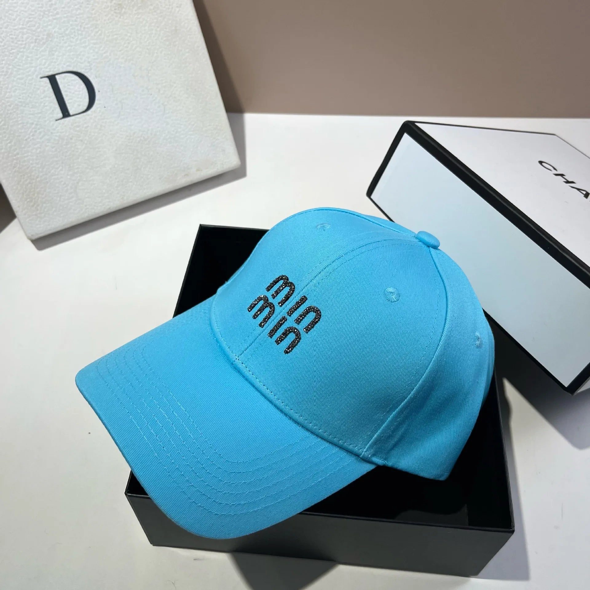 MI Hardtop Cotton Baseball Cap Versatile For All Seasons Multi-Color Duckbill Cap Fashionable Daily Casual Sports Cap