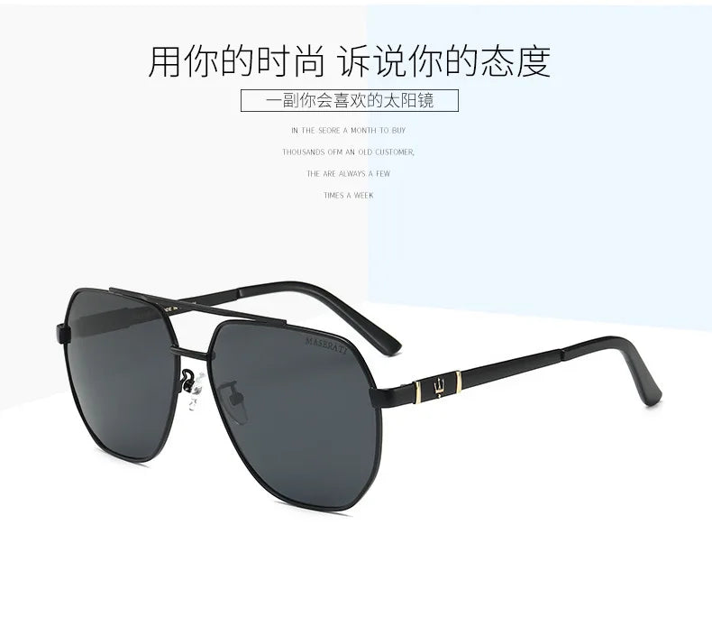Car Luxury Men Polarized Sunglasses Anti Glare Driver Goggle For Maserati Quattroporte Spyder Levante Coupe GranTurismo