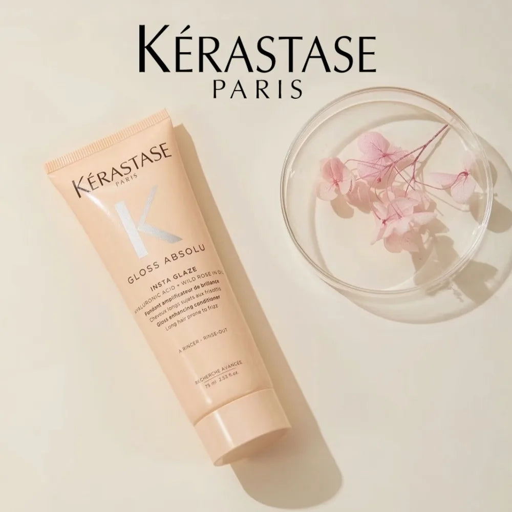 Kerastase Chronologiste Rose Conditioner 75ml, Original Conditioner for Women/Men, Hair Care Treatment