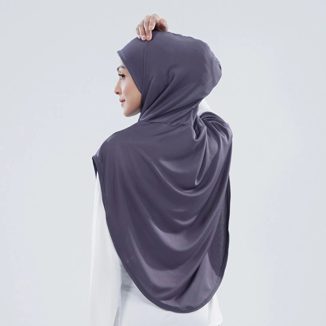 Muslim Quick-dry Sports Instant Hijabs Modest Sports Wear Undercap Jersey Hijabs Ready to Wear Scarf