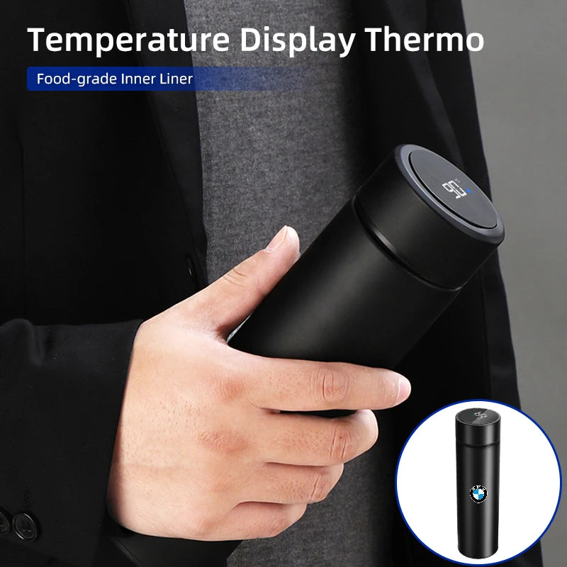 Office Home Mug Thermal Tumbler Outdoor Insulated Cup Water Bottle For BMW 1 3 5 Series X1 X4 X5 X7 G20 G38 F20 F39 F48 E46 E60