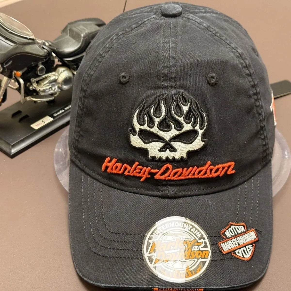 Embroidered Hiphop Harley- Baseball Caps Snapback Trucker Hats Outdoor Davidson- Sports Sun Protection Adjustable for Men Women