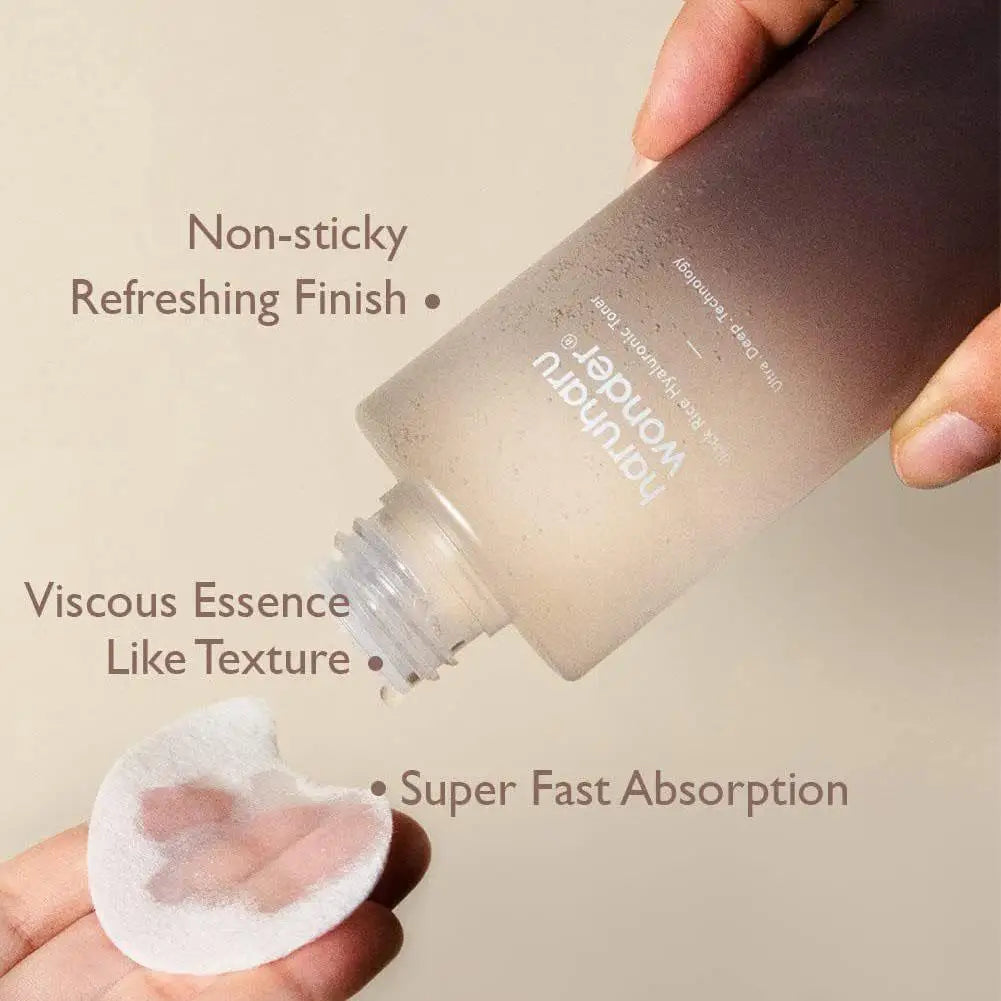 Haruharu Wonder Black Rice Toner Remove Acne Face Serum Moisturize Skin Rejuvenating Hyaluronic Acid Shrink Pore Face Skin Care