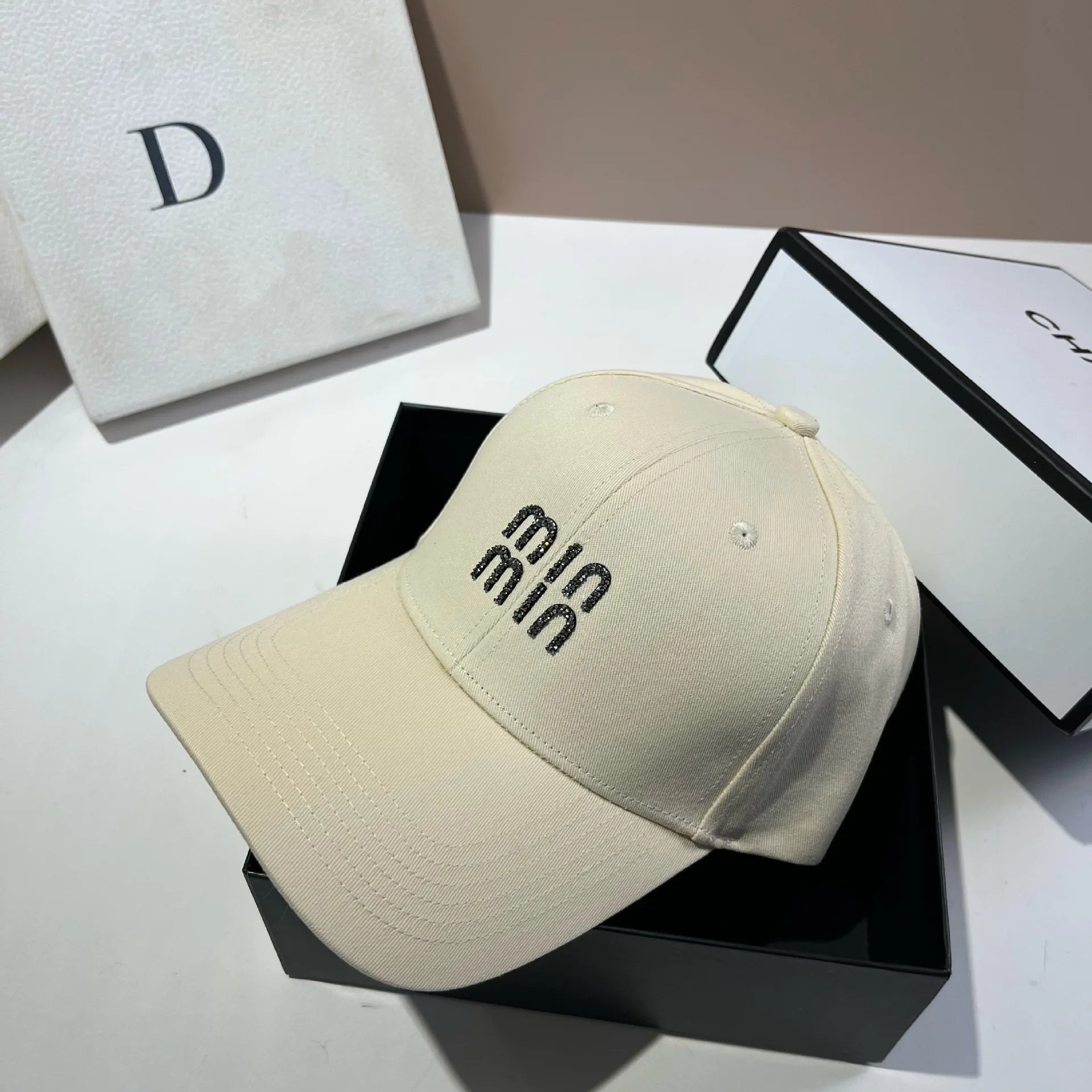 MI Hardtop Cotton Baseball Cap Versatile For All Seasons Multi-Color Duckbill Cap Fashionable Daily Casual Sports Cap