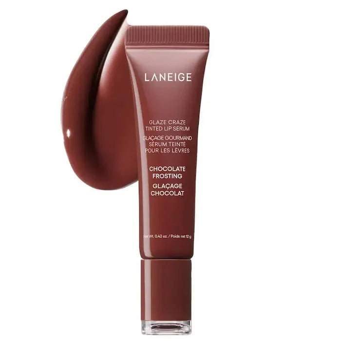 Laneige Lip Glowy Lightweight Hydration Lip Balm Gloss Tint Shea Butter Honey Donut Colored Lipstick Moisturising Lip Oil Care