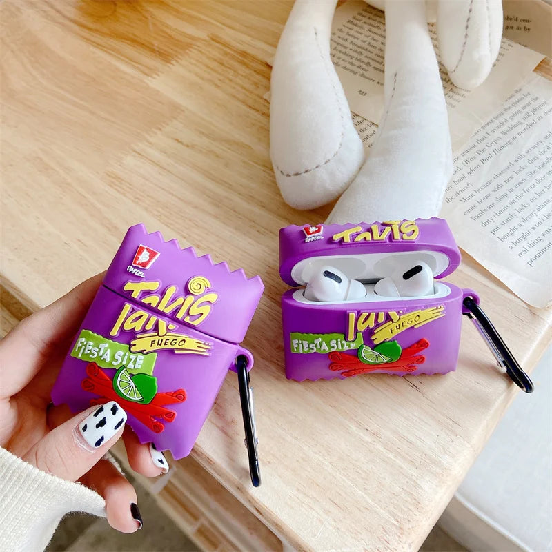 for AirPods Pro 3 Case Cartoon Ice Cream Snacks Earphone Cover for AirPods 4 Case Wireless Earbuds Cover for AirPods Pro 2 Case