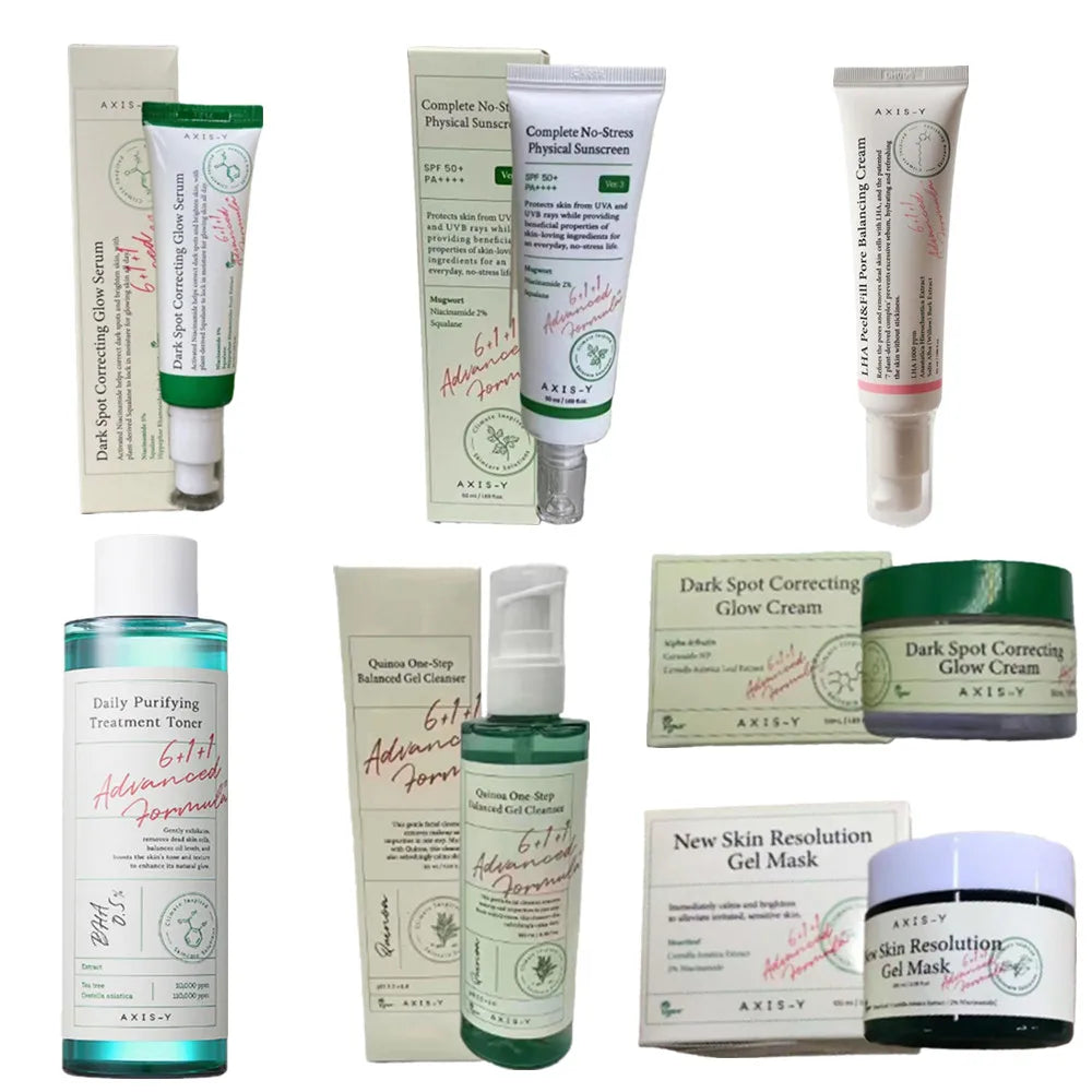 AXIS-Y Korean Whitening Serum Salicylic Acid Moisturizing Face Cream Dark Spots Remover Repair Essence Skin Care