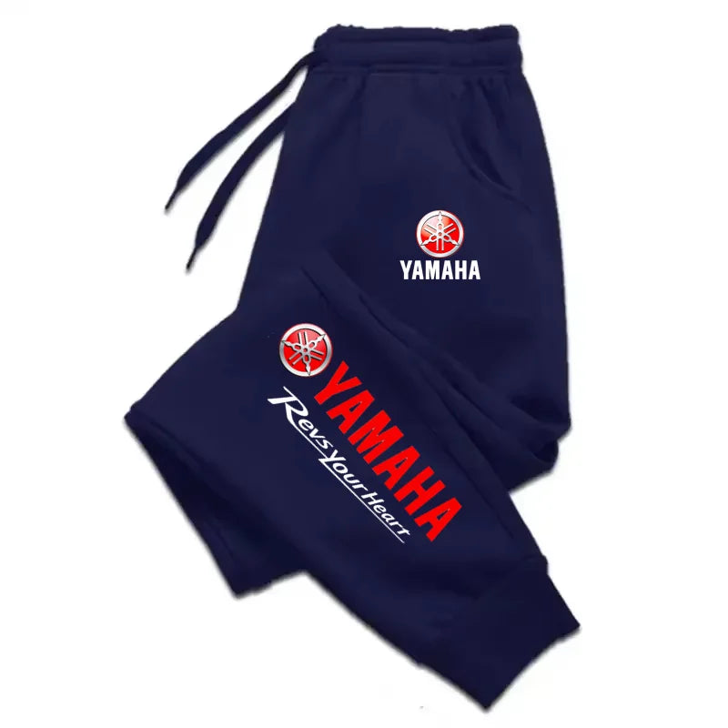 Yamaha men's casual fleece sports pants long running pants soft and comfortable sweatpants autumn and winter