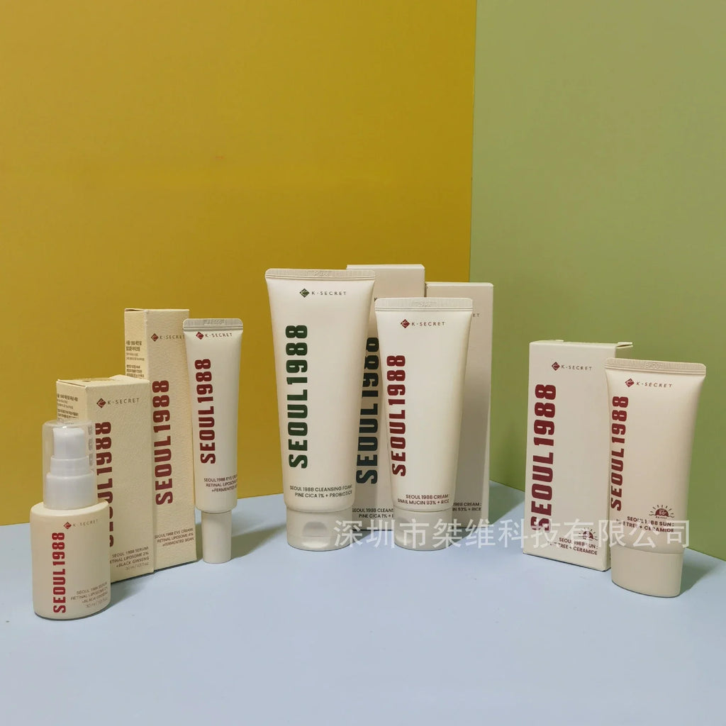 Ksecret Seoul 1988 Essence Moisturizing/4% Retinol Eye Cream/Sunscreen/Snail Cream/Face Cleanser Facial Skin Care Products