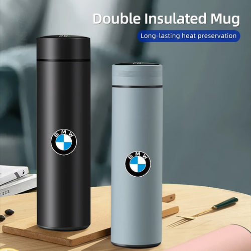 Office Home Mug Thermal Tumbler Outdoor Insulated Cup Water Bottle For BMW 1 3 5 Series X1 X4 X5 X7 G20 G38 F20 F39 F48 E46 E60
