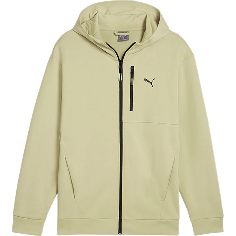 Puma Genuine 2024 New Men's Casual Zippered Breathable Knit Hooded Jacket 684093-68