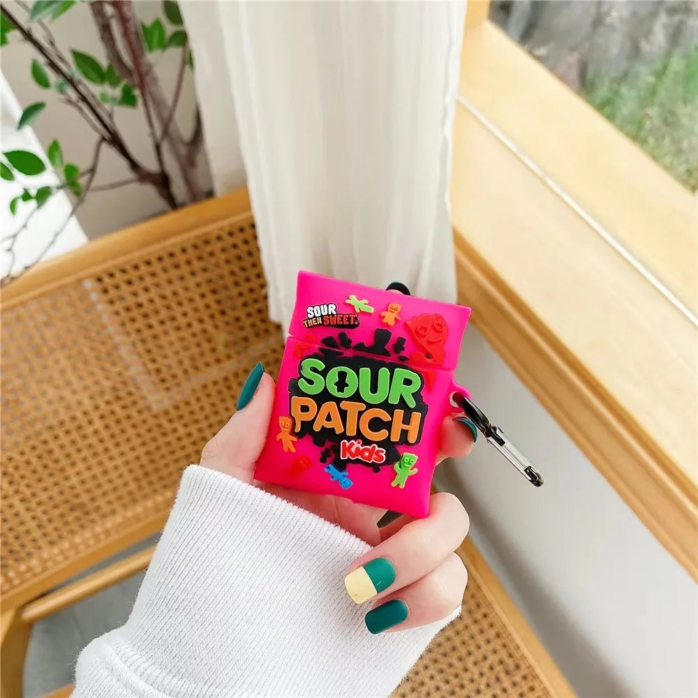 Ice Cream Snacks Earphone Case for AirPods 4 2024 Silicone Earphone Charging Cover for AirPods Pro 3 2 Case for AirPods 3 2 1