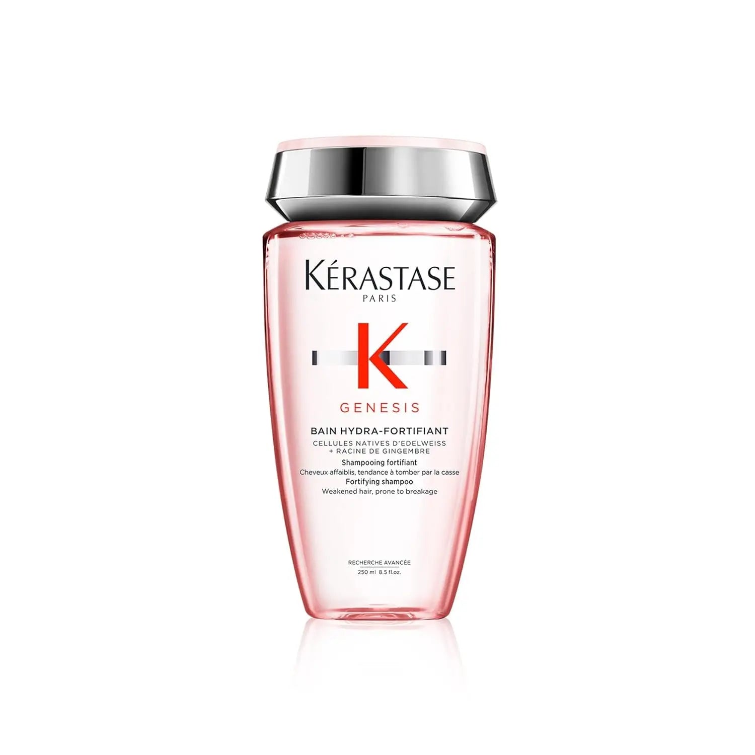 Kerastase Genesis Hydra-Fortifiant Shampoo 80/250/500ml, Anti-Breakage & Strengthening, Hydrates Hair, For Weak or Damaged Hair