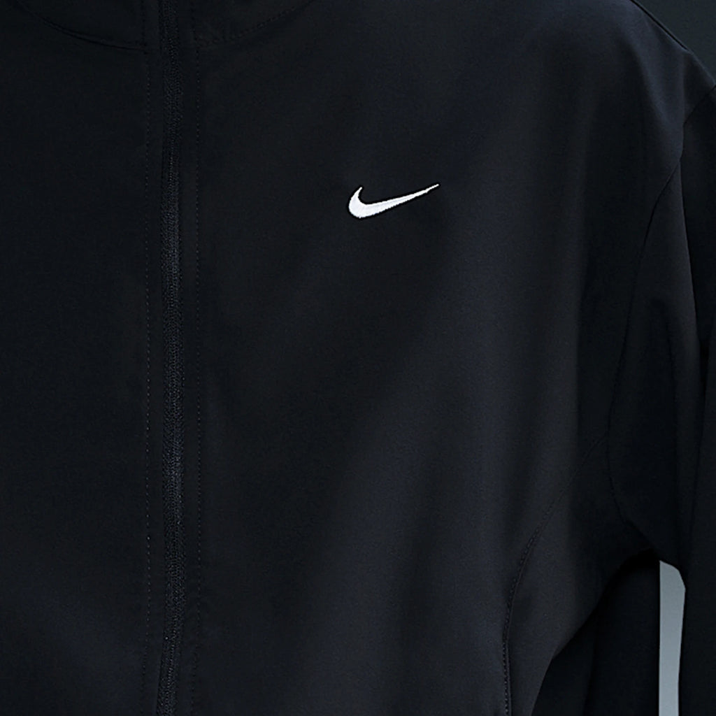 Nike genuine 2025 women's woven soft and durable training stand up collar jacket HQ3368-010