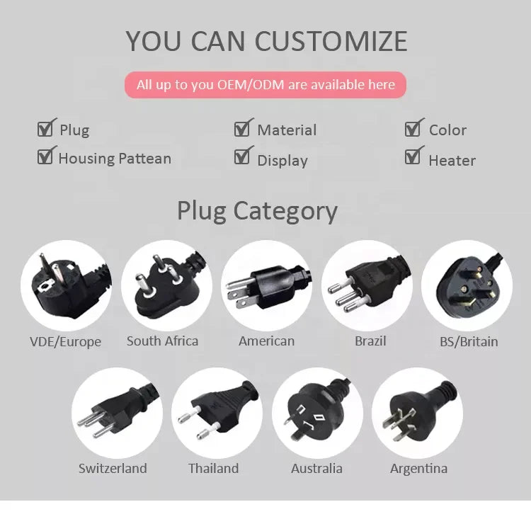 New;HS09 Bestselling 7-in-1 High Speed 110000 RPM Hair Dryer with Negative Ion Wrap and Hairstyling Outdoor Hotel Curler